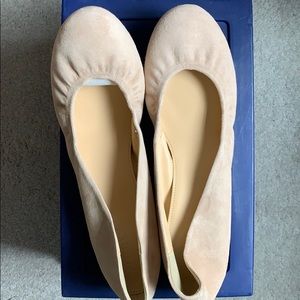 JCrew suede ballet flats